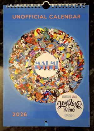 Malmi Vice 2026 Seinäkalenteri